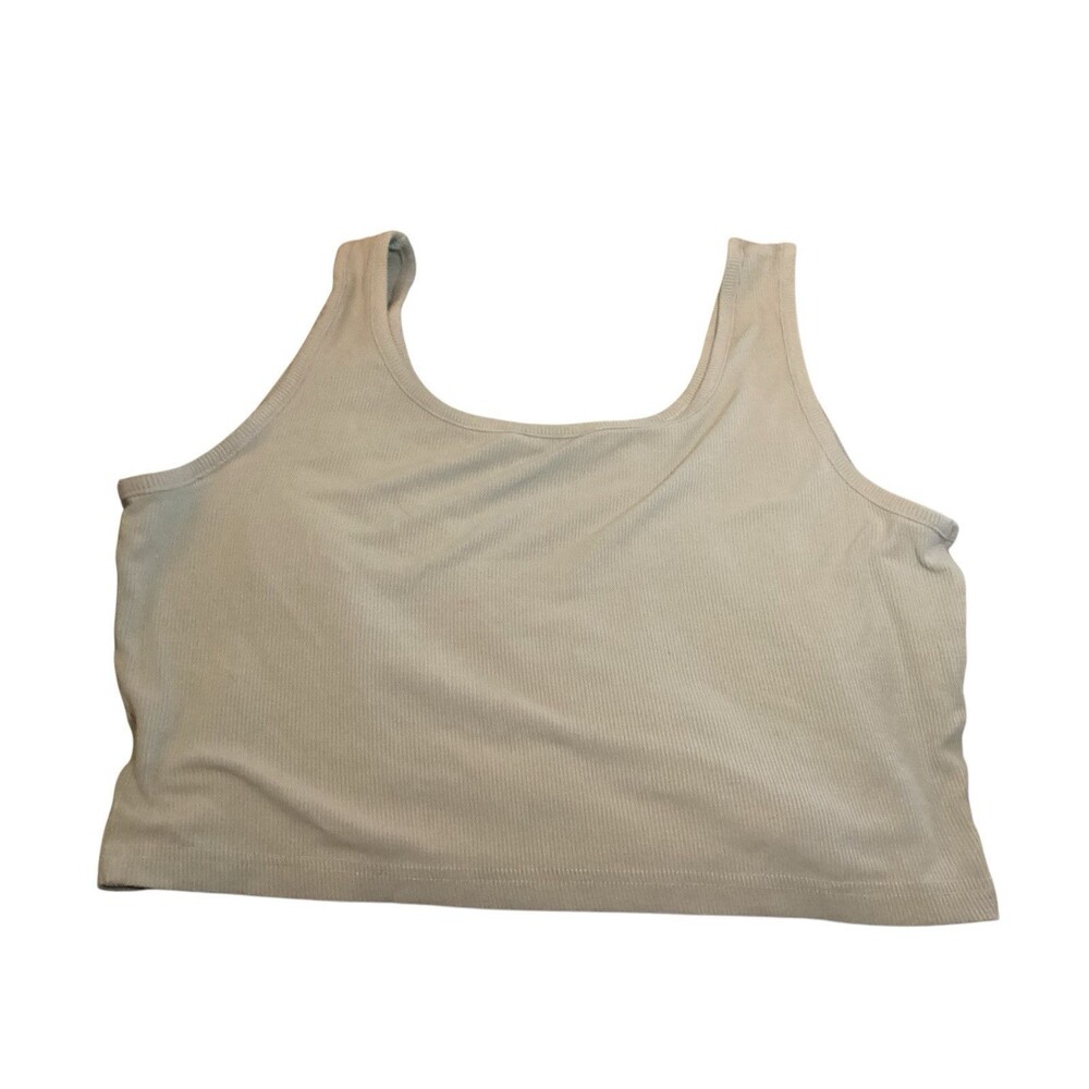 SHEIN Ribbed Mint Women’s Crop Tank Top Size XL (US 12-14) - Picture 4 of 5